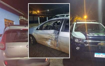 Batida entre carro e moto deixa adolescente de 15 anos gravemente ferido em Ribas