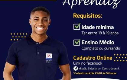 Pré-matrículas para cursos profissionalizantes gratuitos começam dia 30