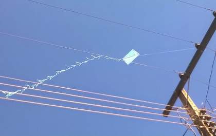 Araçatuba tem 106 casos de interrupções de energia causadas por pipas em 2022