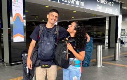 Casal de mochileiros deixa Três Lagoas e se aventura na Tailândia