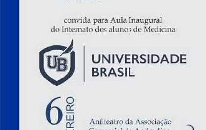 Santa Casa de Andradina e Universidade Brasil farão aula inaugural de internato de medicina em fevereiro