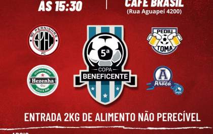 Copa beneficente chega a 5ª edição em Araçatuba&nbsp;