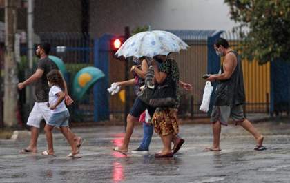 Domingo segue com previsão de chuva em diferentes regiões do Estado