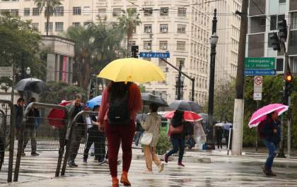 Defesa Civil faz alerta de fortes chuvas no estado de São Paulo