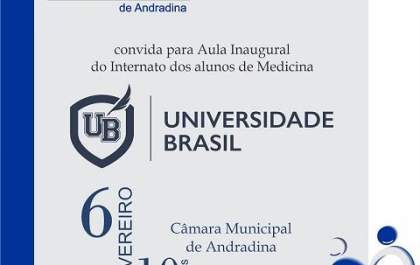 Aula inaugural de internato de medicina será segunda na Câmara de Andradina