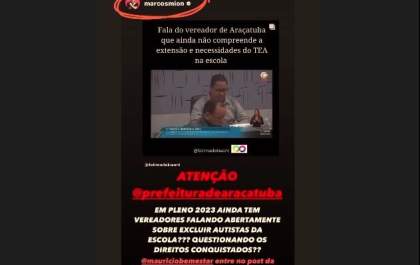 Pai de filho autista, Marcos Mion chama a atenção de vereador de Araçatuba após fala sobre autismo