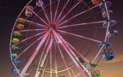 Parque com roda gigante de 26 metros inaugura hoje no Shopping Três Lagoas