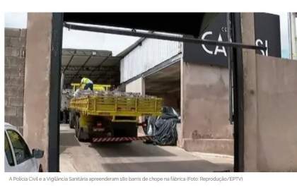 Polícia Civil encontra fábrica de falsificação de chope na região de Ribeirão