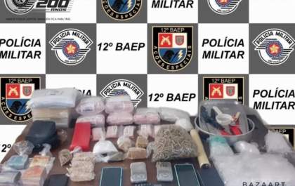 Baep prende dupla por tráfico em Birigui e apreende quase R$ 8 mil em dinheiro