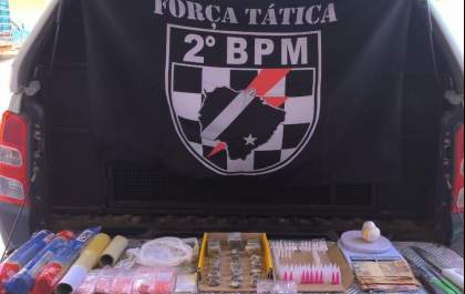 Polícia Militar apreende autor de tráfico de drogas em Três Lagoas
