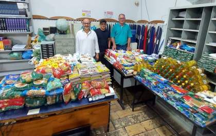 Trote solidário da Firb arrecada mais de meia tonelada de alimentos para o Recanto
