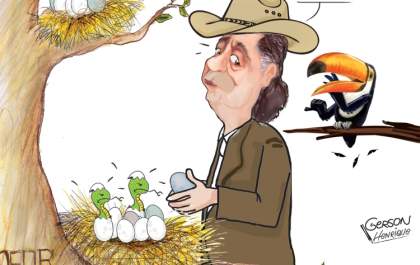 Confira a charge da edição do jornal Hojemais