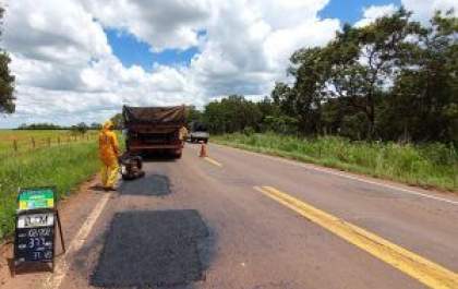Ações de manutenção das rodovias de Paranaíba ocorreram nesta semana