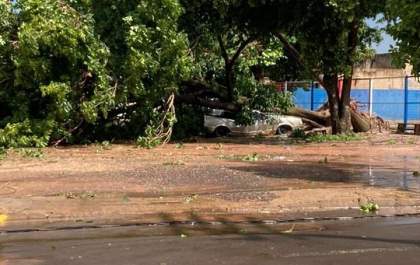 Fortes chuvas causam estragos em Três Lagoas mas ainda não é decretado estado de emergência