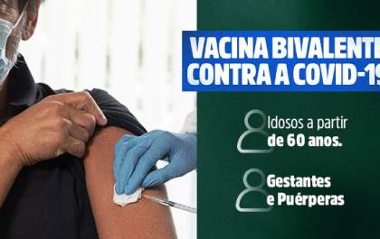 Birigui vacina pessoas acima de 60 anos, grávidas e puérperas com a bivalente
