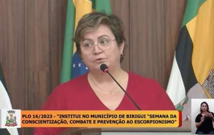 Câmara aprova semana de combate ao escorpionismo e campanha em defesa dos direitos da mulher
