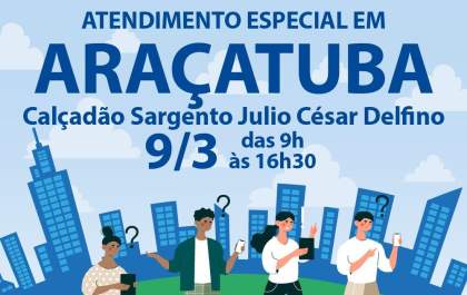 Procon faz atendimento itinerante no Calçadão de Araçatuba