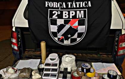 Autor de tráfico de drogas é preso pela PM em Três Lagoas