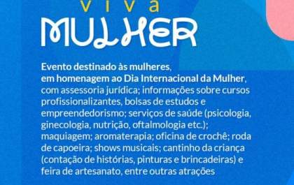 Prefeitura de Araçatuba realiza evento Viva Mulher neste sábado&nbsp;