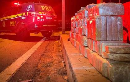 Mais de 200 Kg de cocaína são apreendidos na BR-158