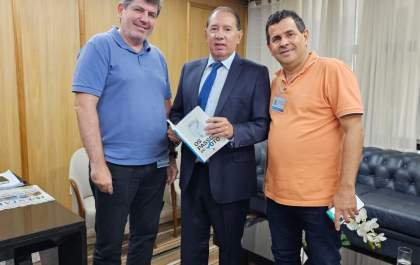 Presidente da ALMS recebe diretor executivo do Grupo Agitta
