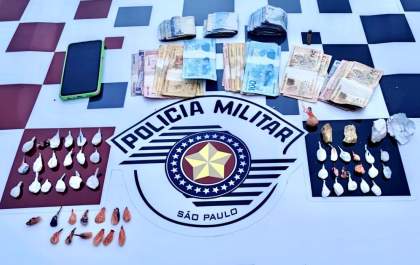 Em Andradina casal é preso em flagrante por tráfico de drogas