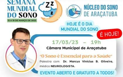 Núcleo do Sono de Araçatuba realiza palestra sobre o tema nesta sexta-feira