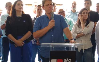 Governador Tarcísio de Freitas visita a região nesta sexta-feira