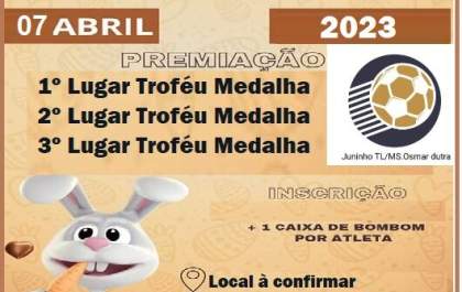 3° Torneio Beneficente de Futsal acontece dia 7 de abril