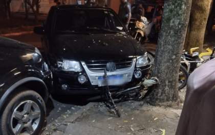Jovem de 20 anos é preso em Birigui por embriaguez após atropelar homem em calçada de bar