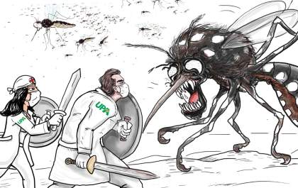 Charge: a luta contra a dengue