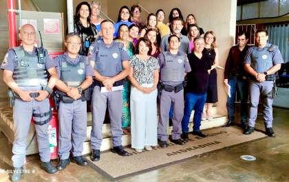 Polícia Militar realiza reunião com Diretoria de Ensino de Andradina