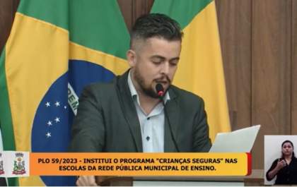 Câmara aprova programa “Crianças Seguras” para escolas de Birigui