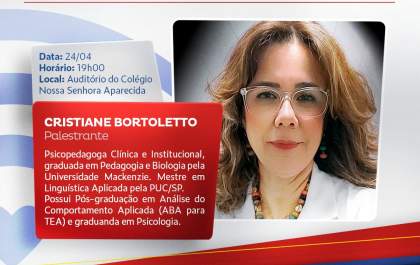 Colégio Nossa Senhora Aparecida orienta sobre exposição das crianças à internet