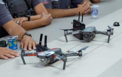 PM vai usar drones na Ronda Escolar e no reforço da Atividade Delegada