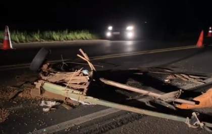 DER cobrará agilidade em obras em trecho de rodovia onde carroceiro foi atropelado por caminhão