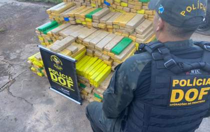 Quase uma tonelada de maconha foi apreendida pelo DOF em Amambai