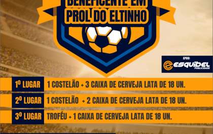 Futebol Beneficente para tratamento de Eltinho