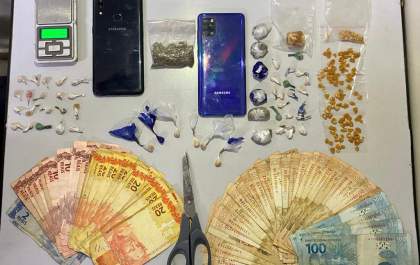 Polícia Militar prende dois por tráfico de drogas em Castilho