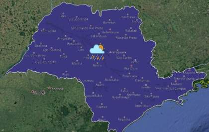 Confira como fica a previsão do tempo para última semana de abril