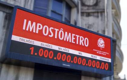 ACSP: Impostômetro atinge R$ 1 trilhão