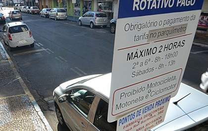 Araçatuba deve ficar sem zona azul a partir de maio