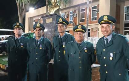 Policiais Militares do 2º BPM são agraciados com a Medalha Tiradentes