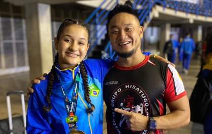 Atleta araçatubense de 14 anos é campeã sul-americana&nbsp;