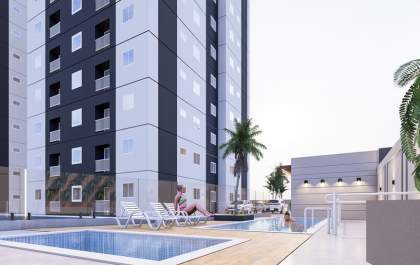 Apartamentos premium com entrada facilitada em até 60 vezes
