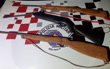 Polícia Militar recupera melancias furtados e apreende armas de fogo
