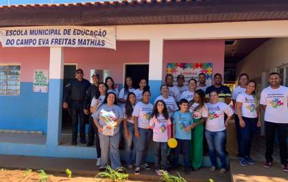 Polícia Militar de Água Clara participa de Palestras na Escolas Rurais