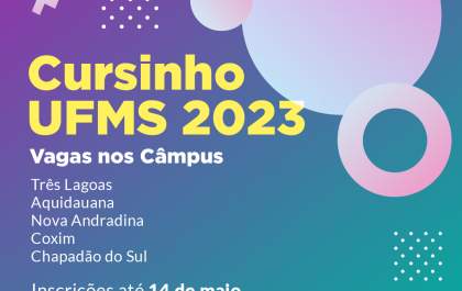 Cursinho UFMS recebe inscrições para aulas híbridas nos câmpus
