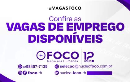 Confira as vagas de emprego disponíveis nesta semana&nbsp;