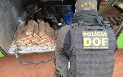 DOF apreende droga que tinha como destino o Rio Grande do Sul